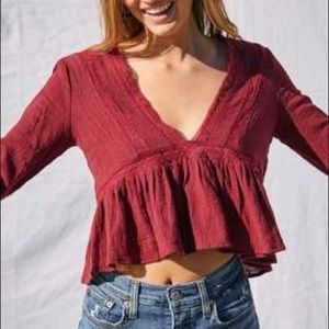 pacsun feminine boho top